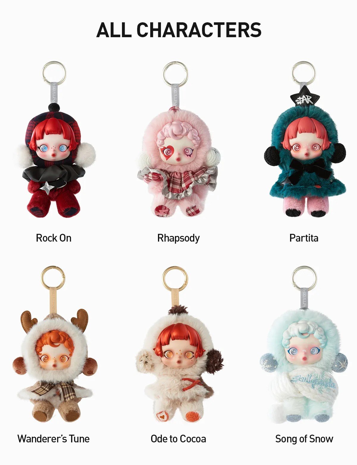 海外ブランド通販 公式サイト Rock On POPMART By Plush Series Symphony Winter SKULLPANDA - ぬいぐるみ