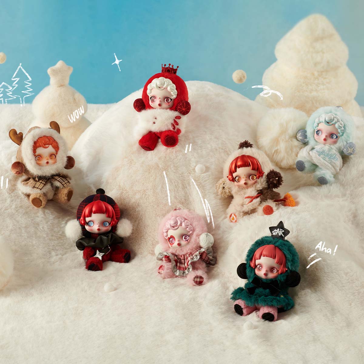 Wanderer's Tune - SKULLPANDA Winter Symphony Series Plush By POPMART - 3