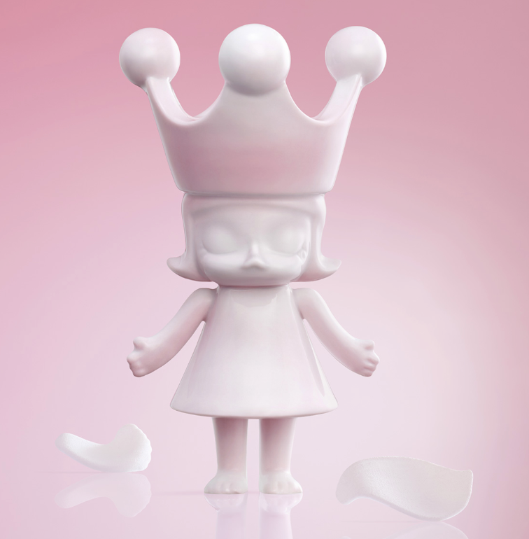 POPMART MEGA Royal Molly 100% Original Princess Figures Set (Pink, Blue)  2pc, NEW