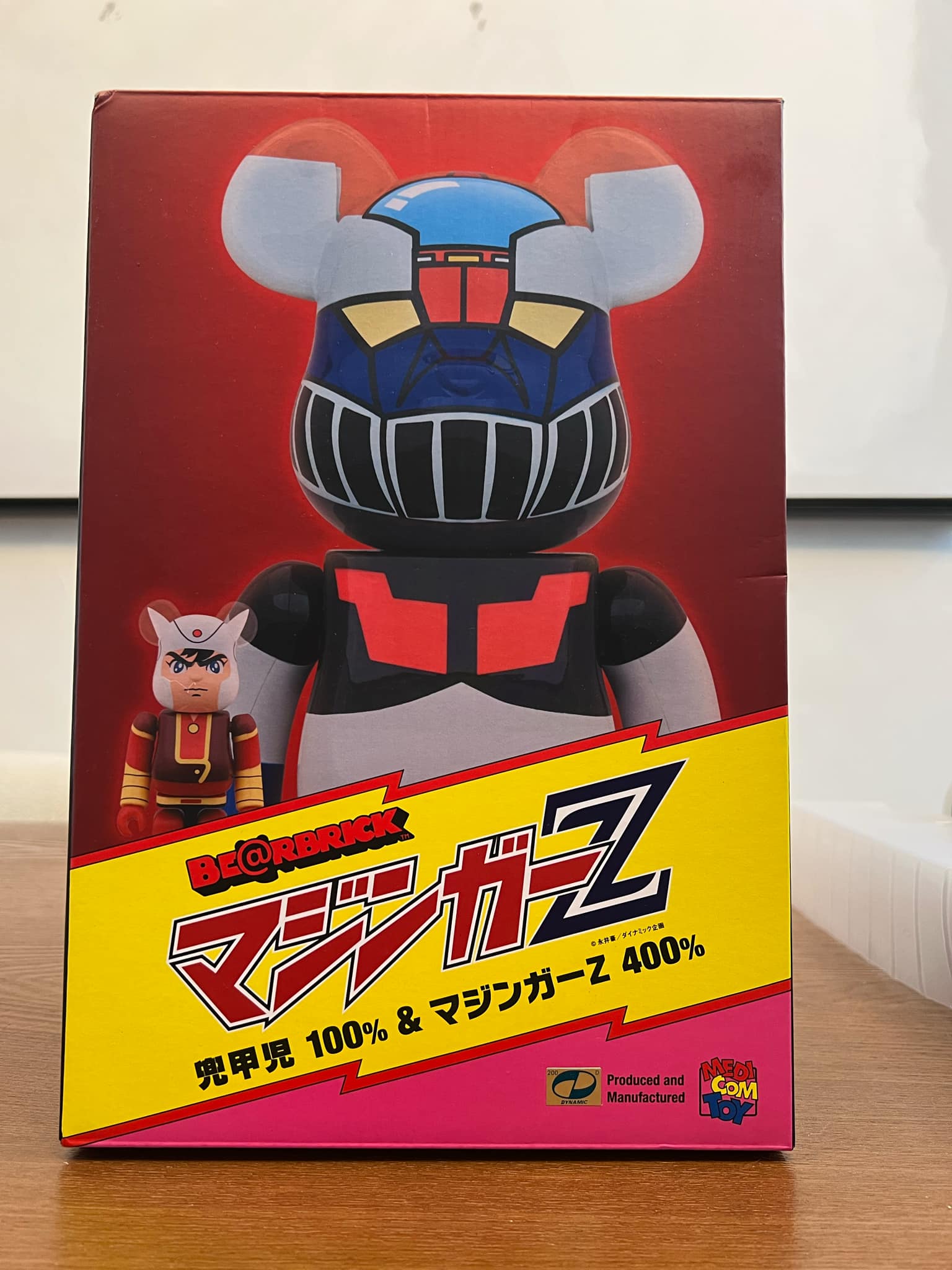 Mazinger Z Bearbrick and Koji Kabuto 100% 400% Set - Mindzai