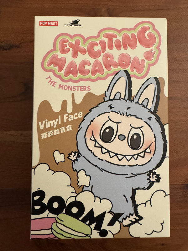 THE MONSTERS Exciting Macaron ラブブ Toffee Toffee - Labubu THE MONSTERS - Tasty Macarons Vinyl Face by