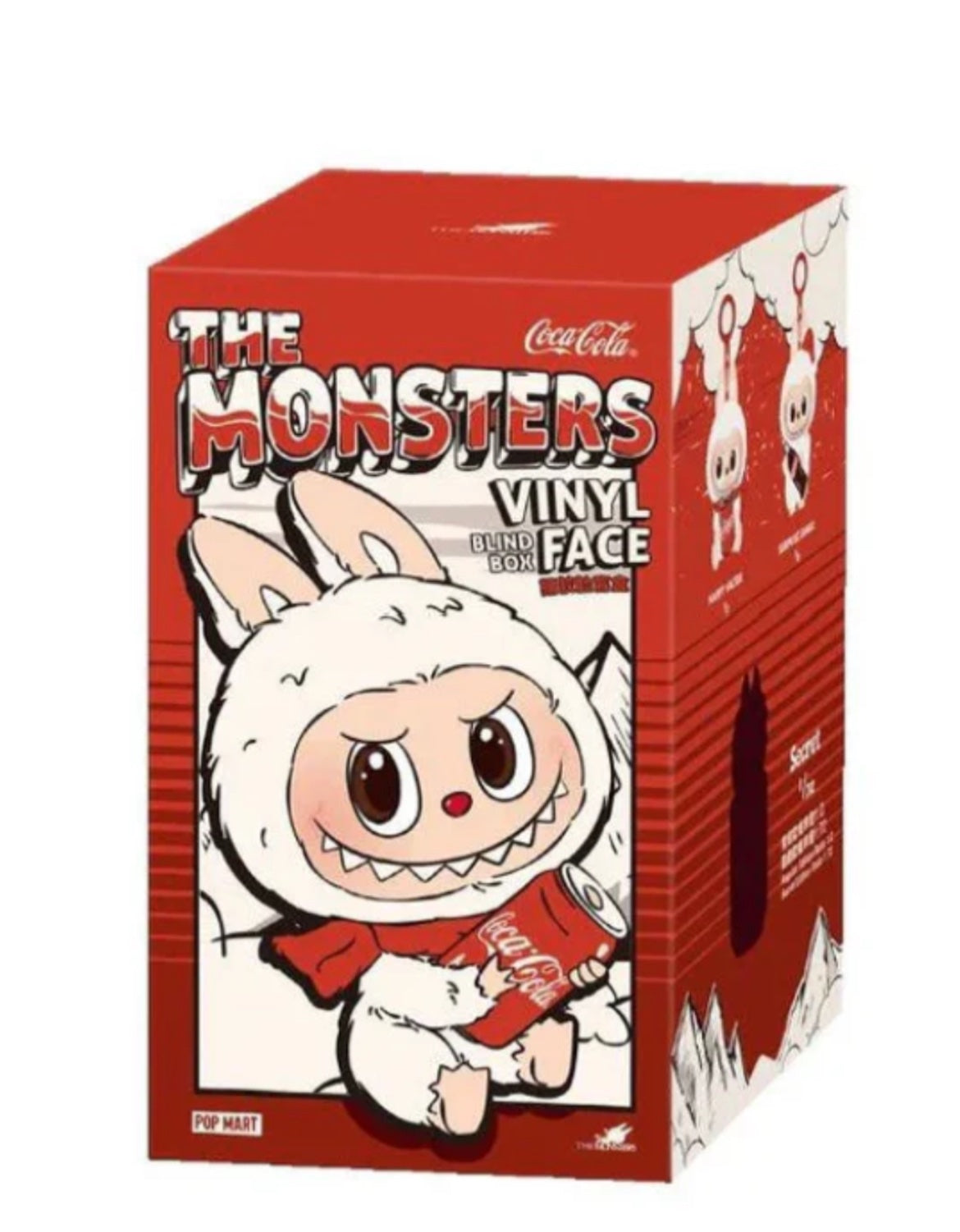 ぬいぐるみ POPMART THE MONSTER COCACOLA HAPPYFACTOR POP-MART The Monsters Coca-Cola Series Vinyl Face (6 BOX RANDOM)