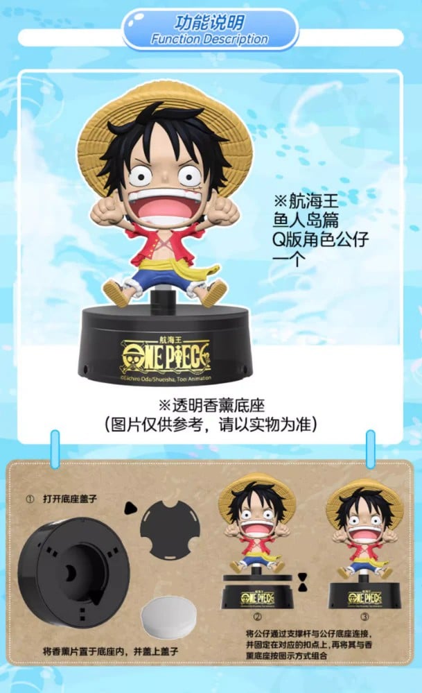 Luffy - One Piece Fish-Man Island Aromatherapy (Air Freshener) Figure - TOEI Animation(Licensed)