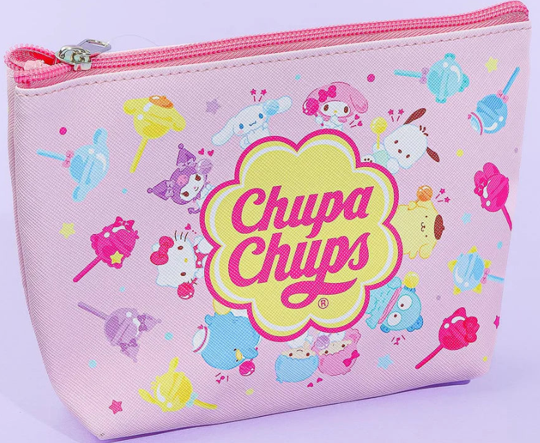 Pink Cosmetic Pouch -  Chupa Chups x Sanrio Characters (Japan Edition)