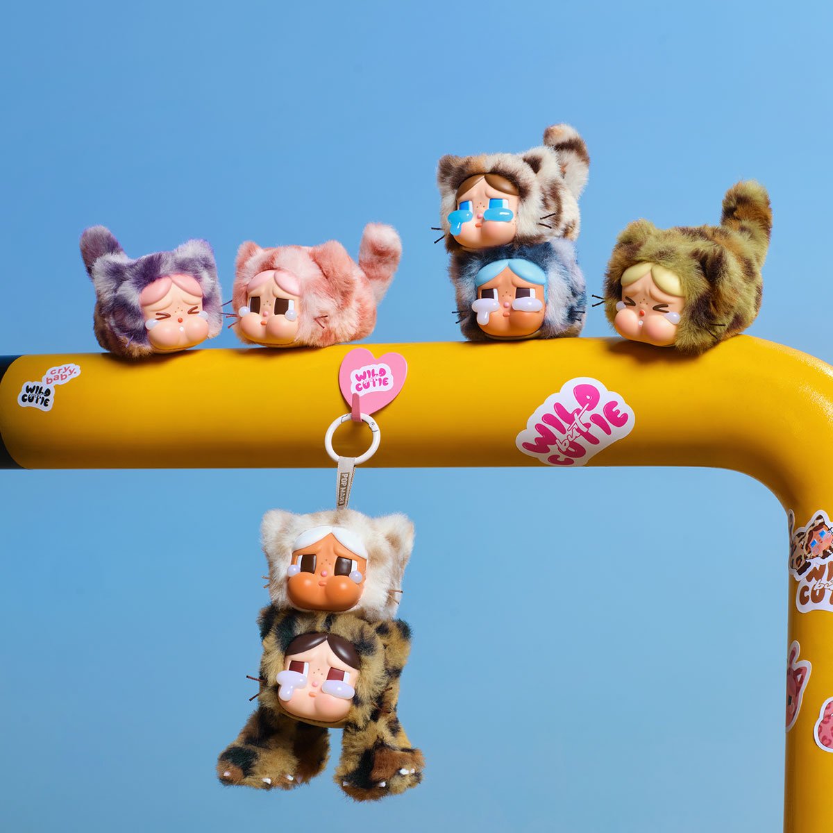 CRYBABY Wild but Cutie ぬいぐるみ 5個セット Camo Cutie - CRYBABY Wild but Cutie Series - Vinyl Plush
