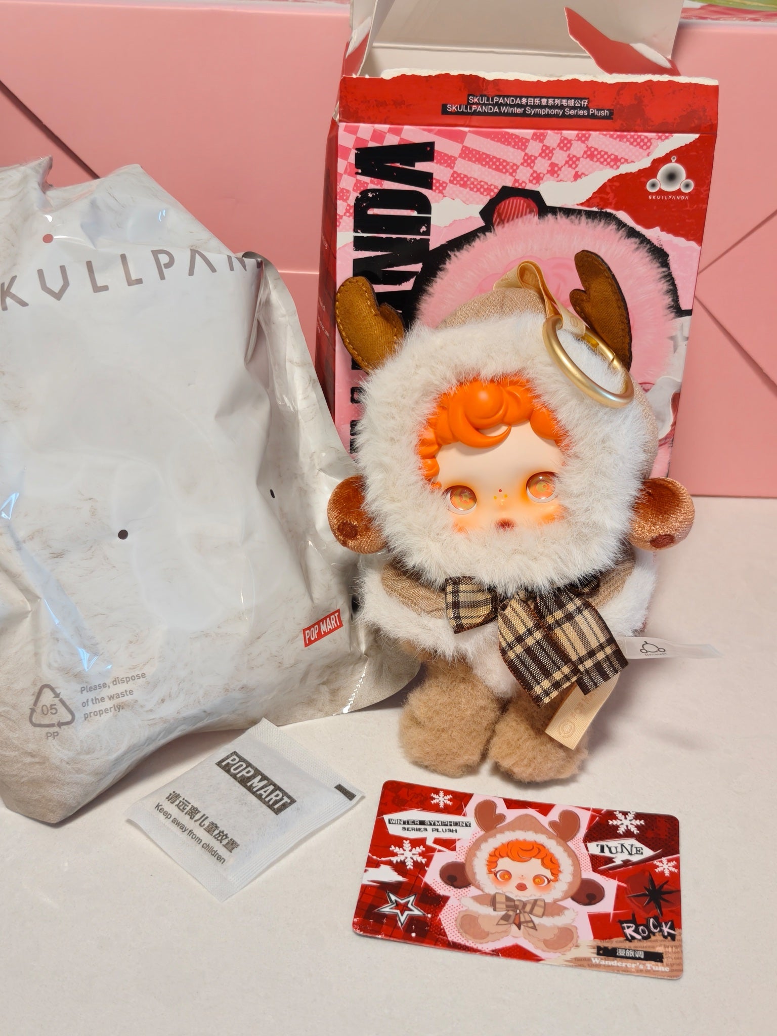 Wanderer's Tune - SKULLPANDA Winter Symphony Series Plush by POP MART