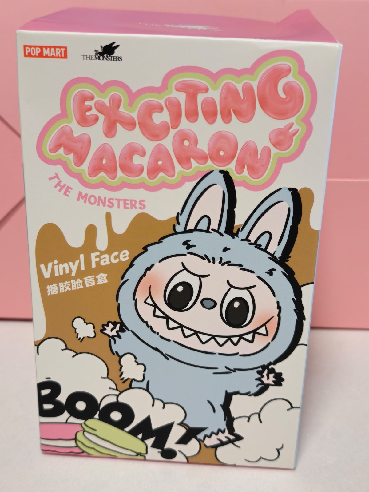 Soymilk - Labubu The MONSTERS Exciting Macaron Vinyl Face by POP MART