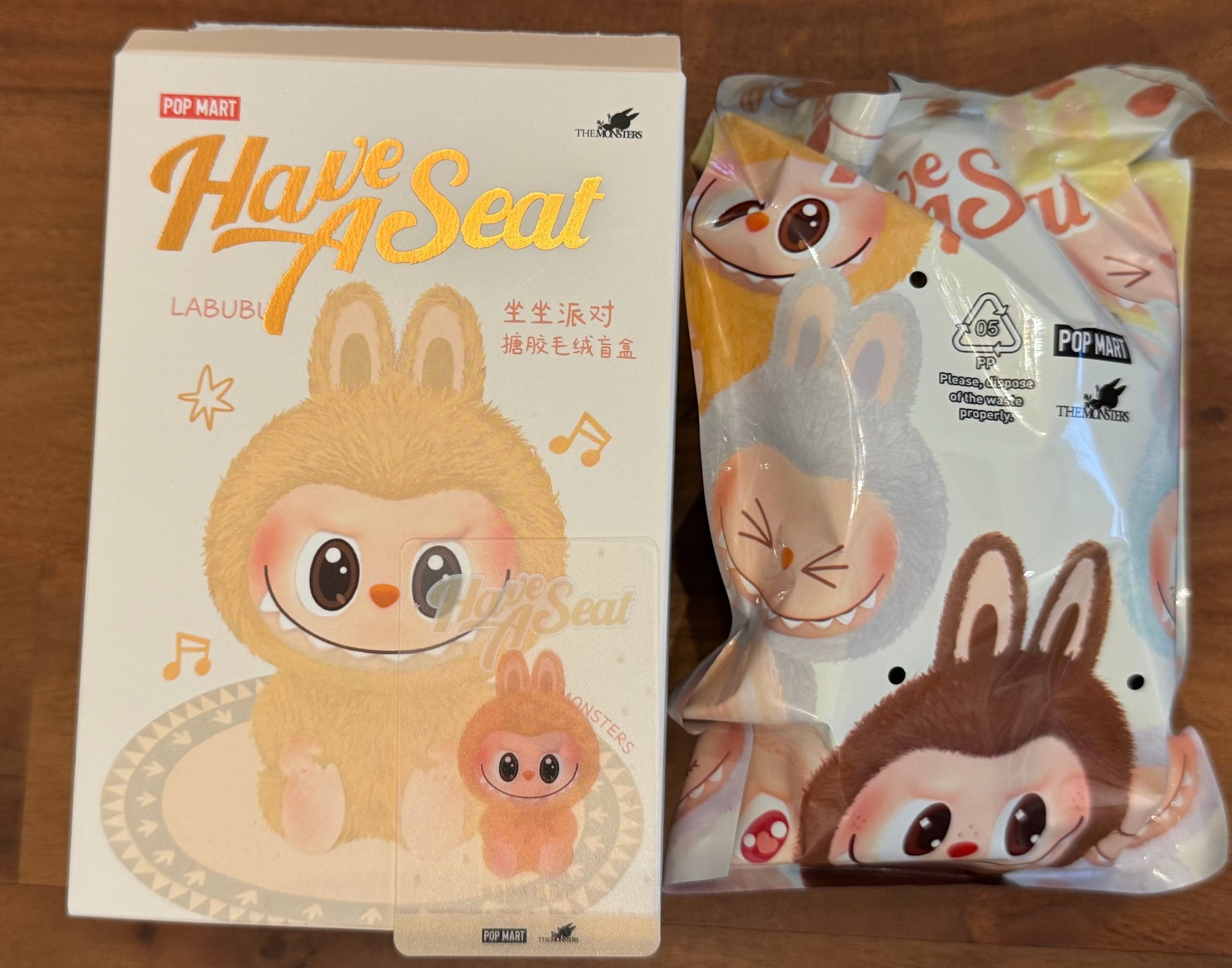 POPMART LABUBU Have a Seat ぬいぐるみ BABA THE MONSTERS - Have a Seat Vinyl Plush Blind Box | Blind