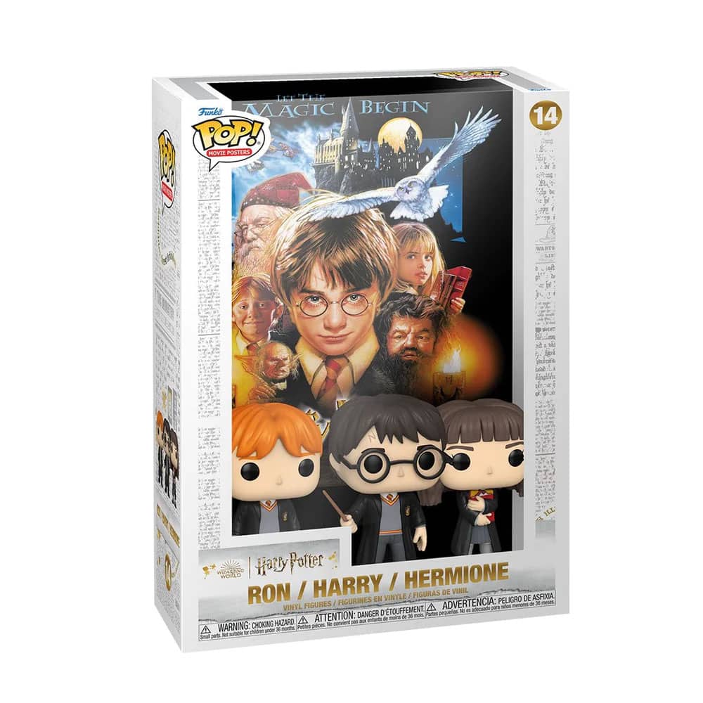 Funko POP! Funko Pop! Movie Poster: WB 100 - Harry Potter and The Sorcerer's Stone, Ron, Harry, Hermione