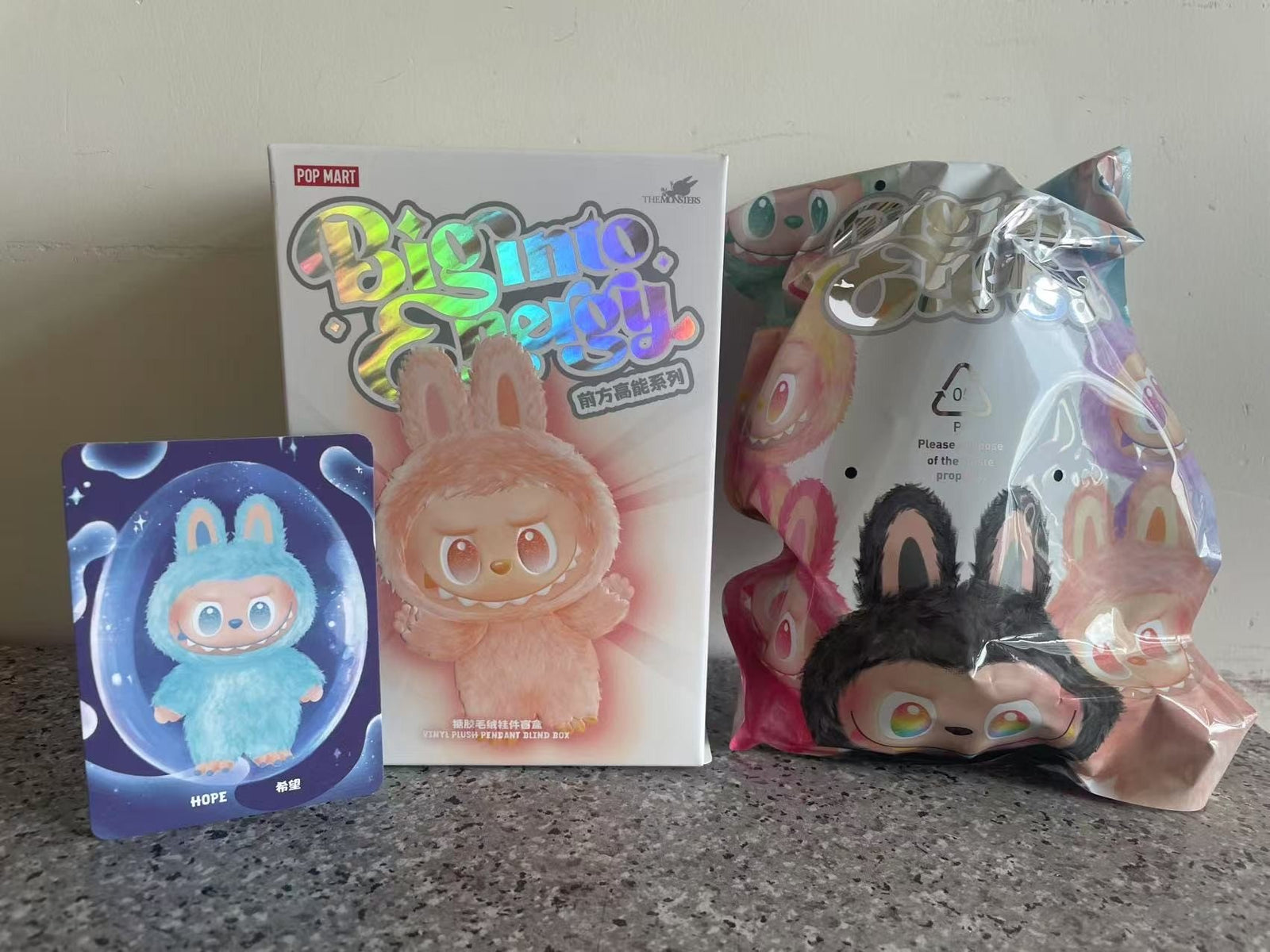 ラブブ THE MONSTERS BigintoEnergy hope Hope - THE MONSTERS Big into Energy Series-Vinyl Plush