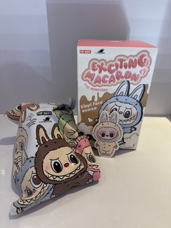 アイドル POP MART Exciting Macaron LABUBU soymilk Pop Mart Labubu The Monsters Exciting Macaron Soymilk Vinyl