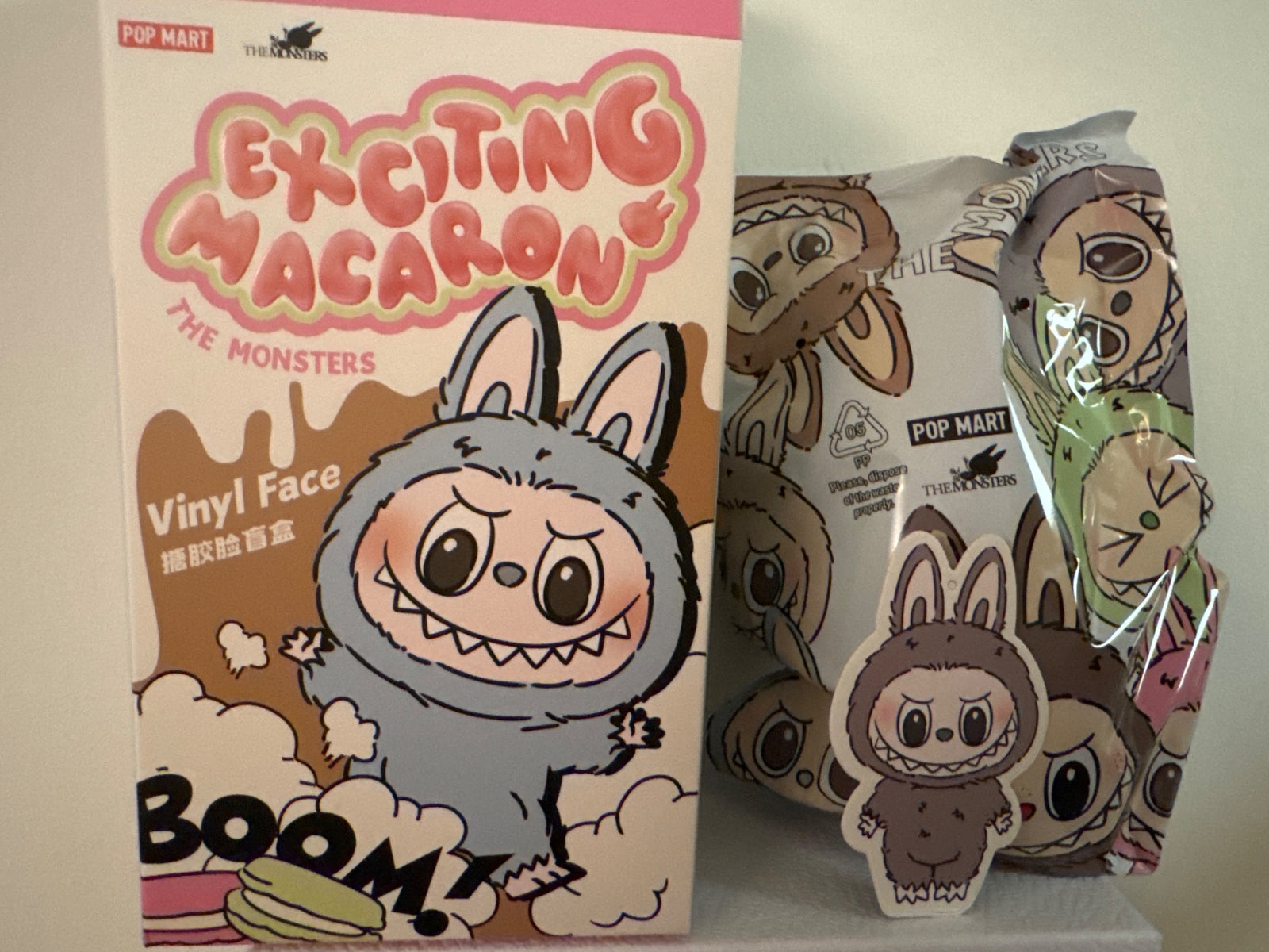 Sesame Bean - Labubu The Monsters Exciting Macaron Vinyl