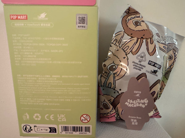 Sesame Bean - Labubu The Monsters Exciting Macaron Vinyl