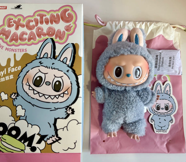 ぬいぐるみ POPMART Labubu Macaron Sea Salt Coconut Sea Salt Coconut - THE MONSTERS - Exciting Macaron Vinyl