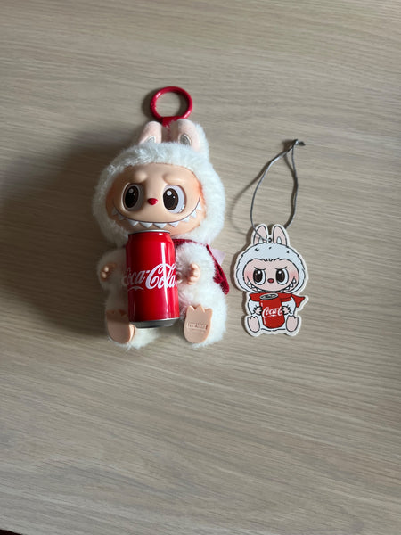 THE MONSTERS コカ・コーラ　happy factor Labubu The Monsters Coca Cola Series Vinyl Face Pendant