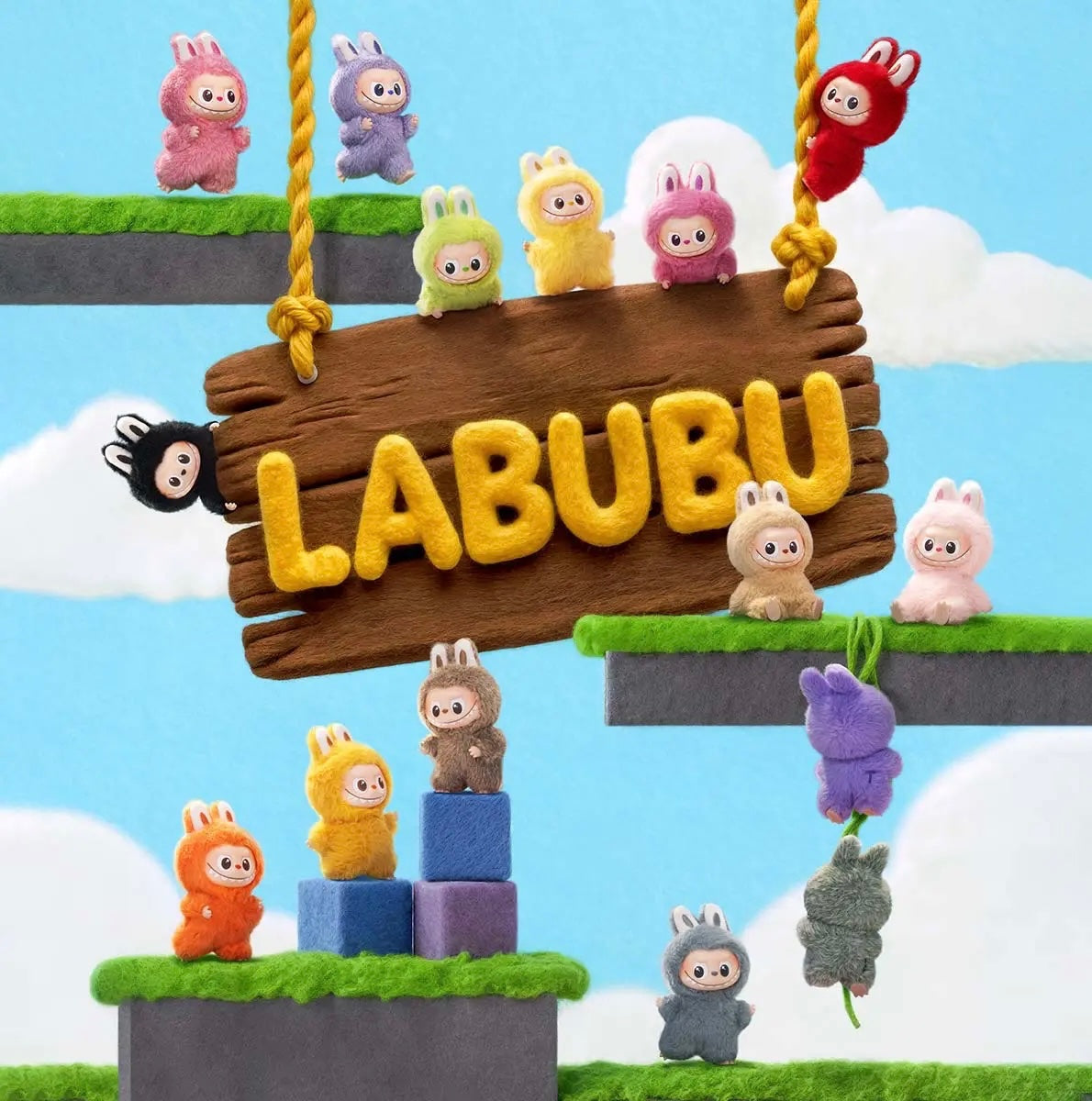 X - Labubu THE MONSTERS Pin for Love Series Vinyl Plush