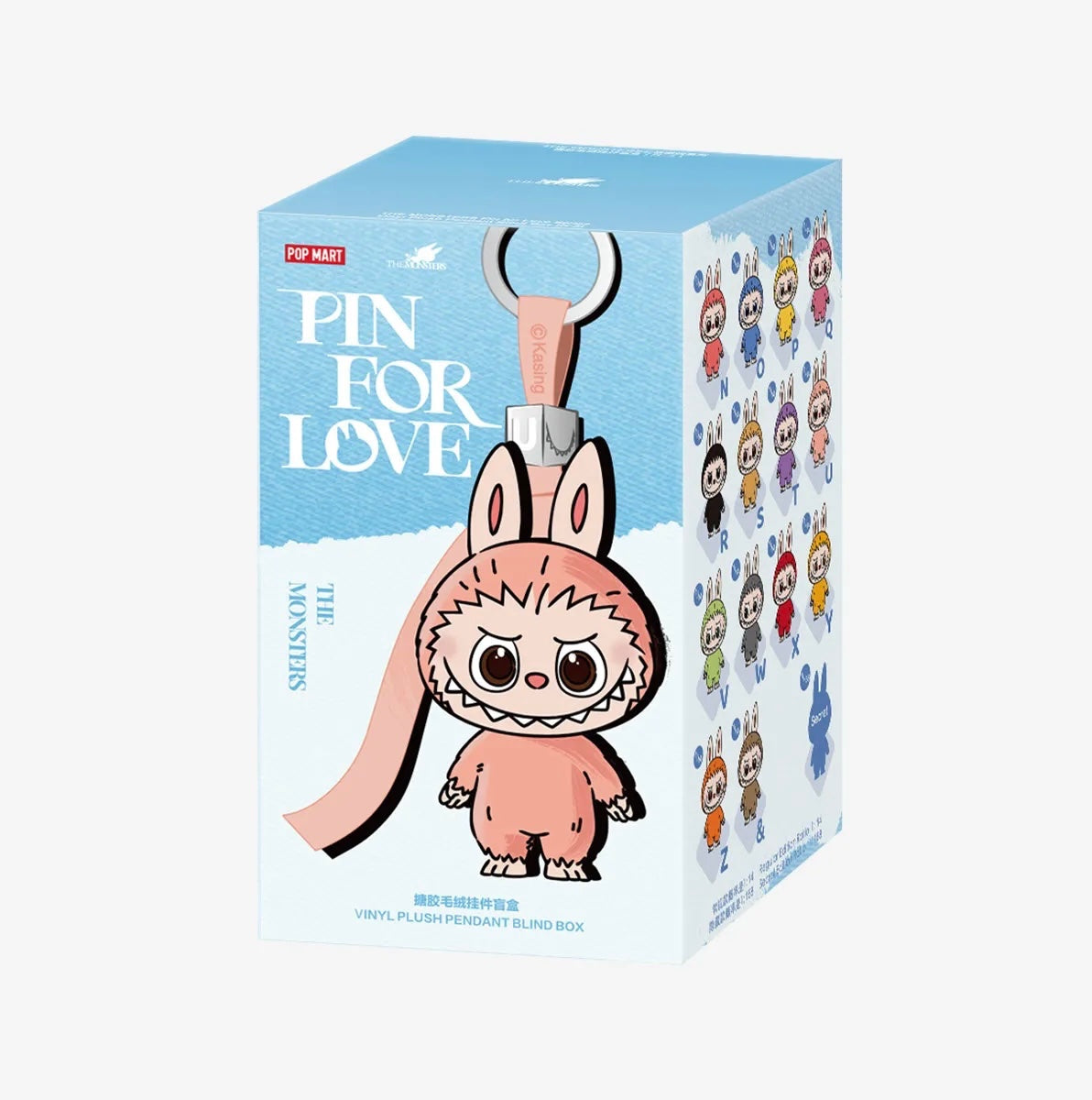 THE MONSTER PIN FOR LOVE シリーズ Labubu 【R】 P - Labubu THE MONSTERS Pin for Love Series Vinyl Plush
