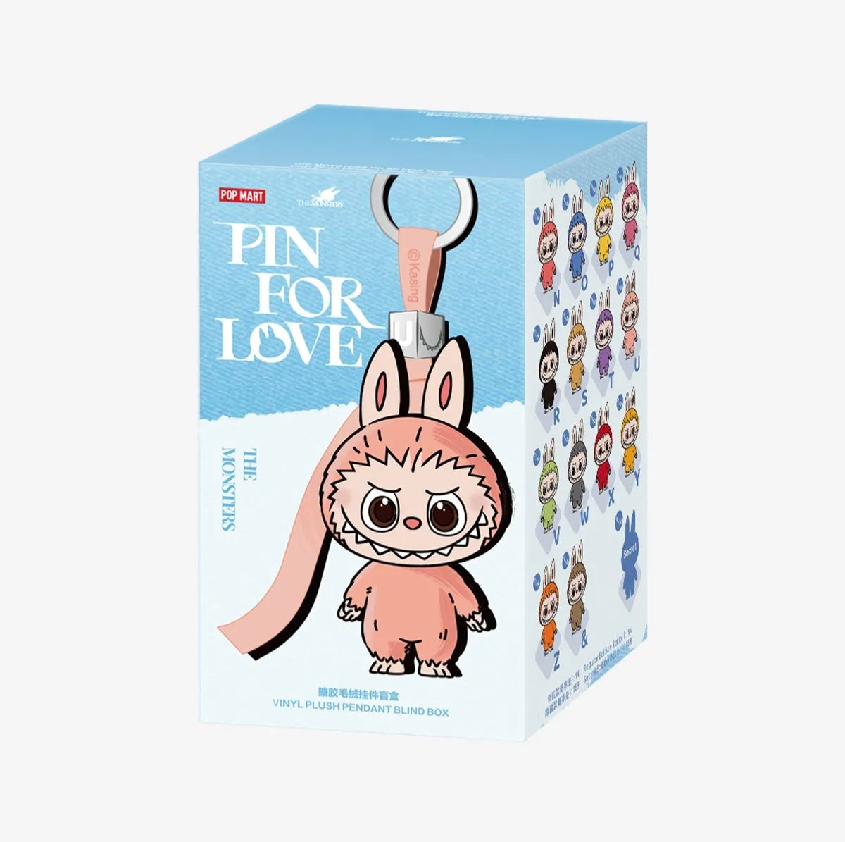 その他 POP MART LABUBU Pin for Love A-M BOX THE MONSTERS Labubu Pin for Love Series-Vinyl Plush Pendant