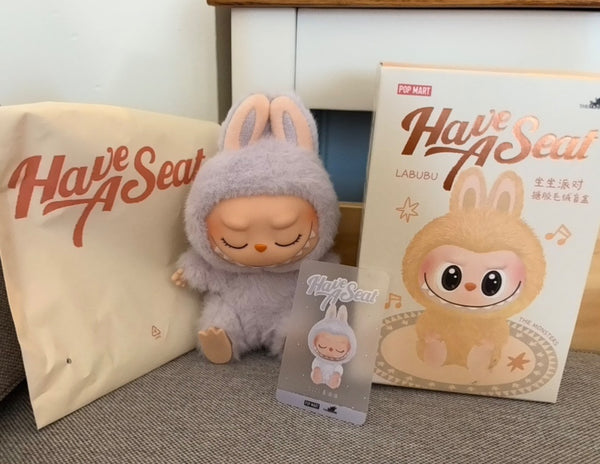 その他 LABUBU THE MONSTERS Have A Seat ZIZI POP MART Labubu The Monsters Have A Seat Series Grey ZIZI