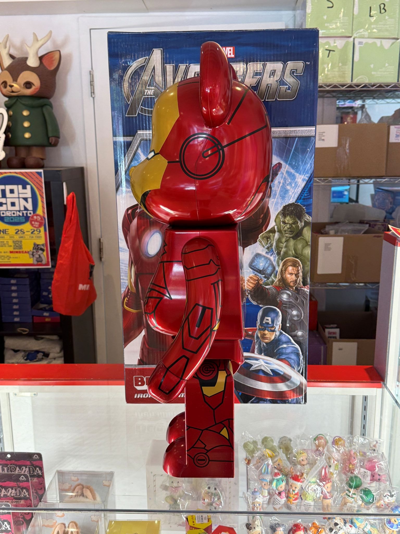 Iron Man Bearbrick 1000% MK 7 Avengers by Medicom Toys