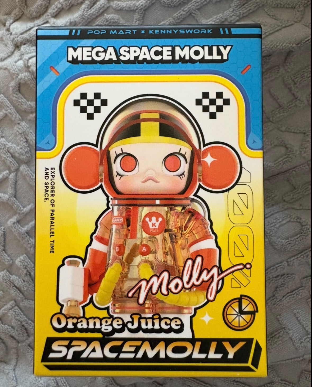 Orange Juice - Space Molly Series 4 by Popmart - Mindzai Toy