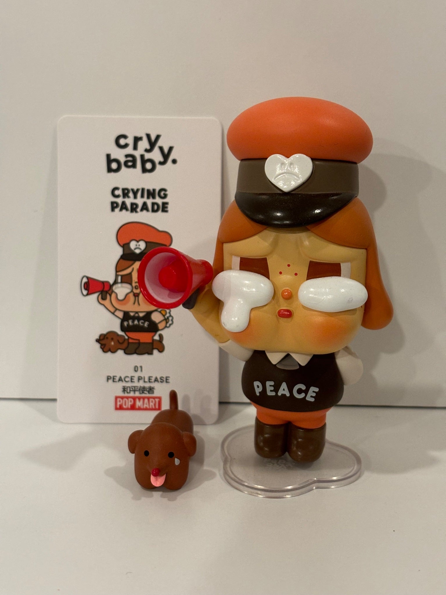 その他 POPMART | crybaby PEACE PLEASE Pop-Mart-CRYBABY-Crying-Parade
