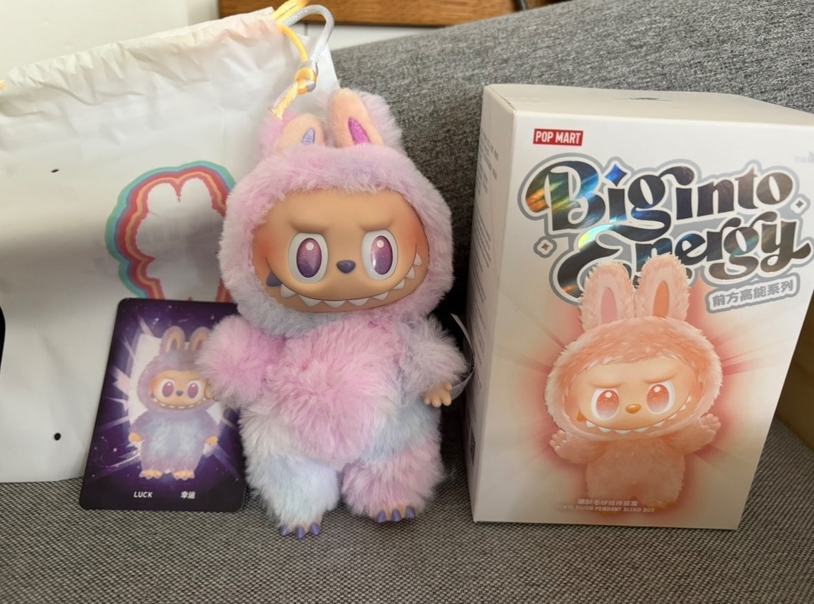 ぬいぐるみ THE MONSTERS Big into Energy LUCK Happiness - THE MONSTERS Big into Energy Series-Vinyl Plush
