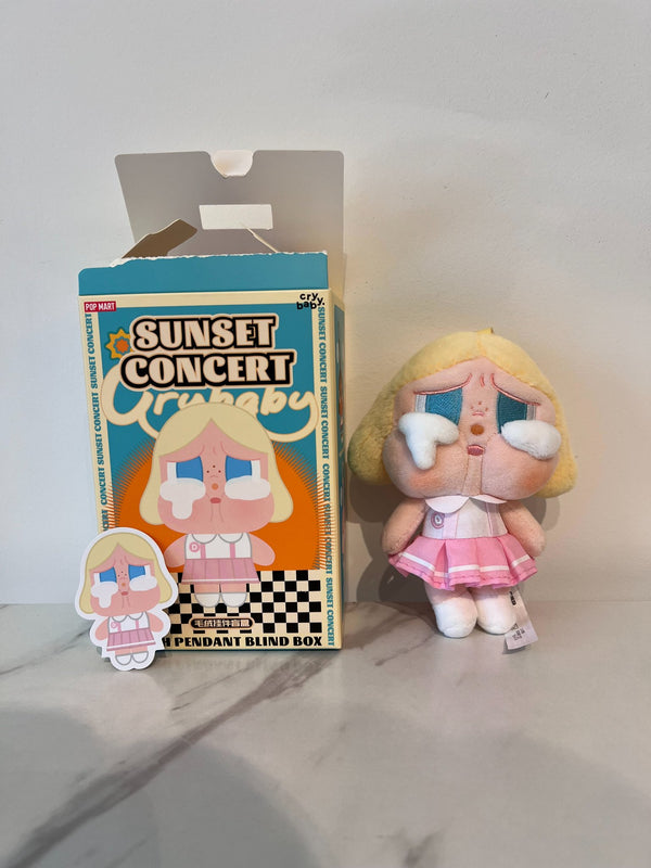 Pink White - CRYBABY Sunset Concert Series - Plush Pendant
