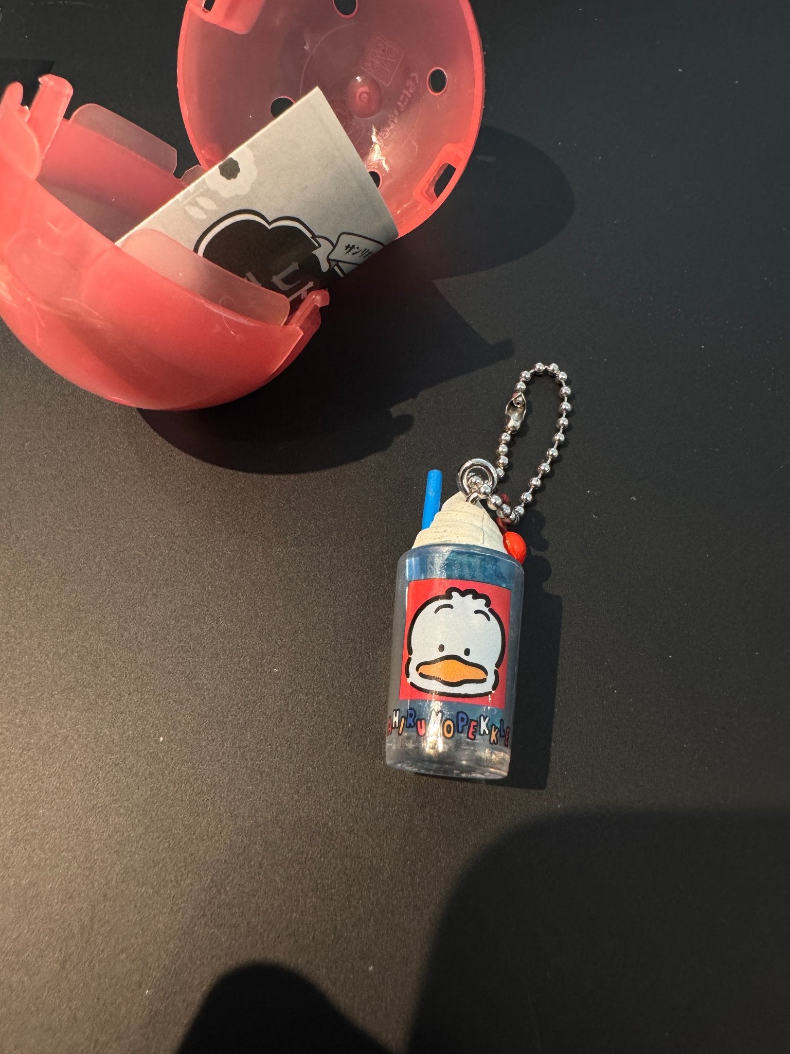 Pekkle - Sanrio Retro Glass Miniature Charm - Bandai GASHAPON x Sanrio