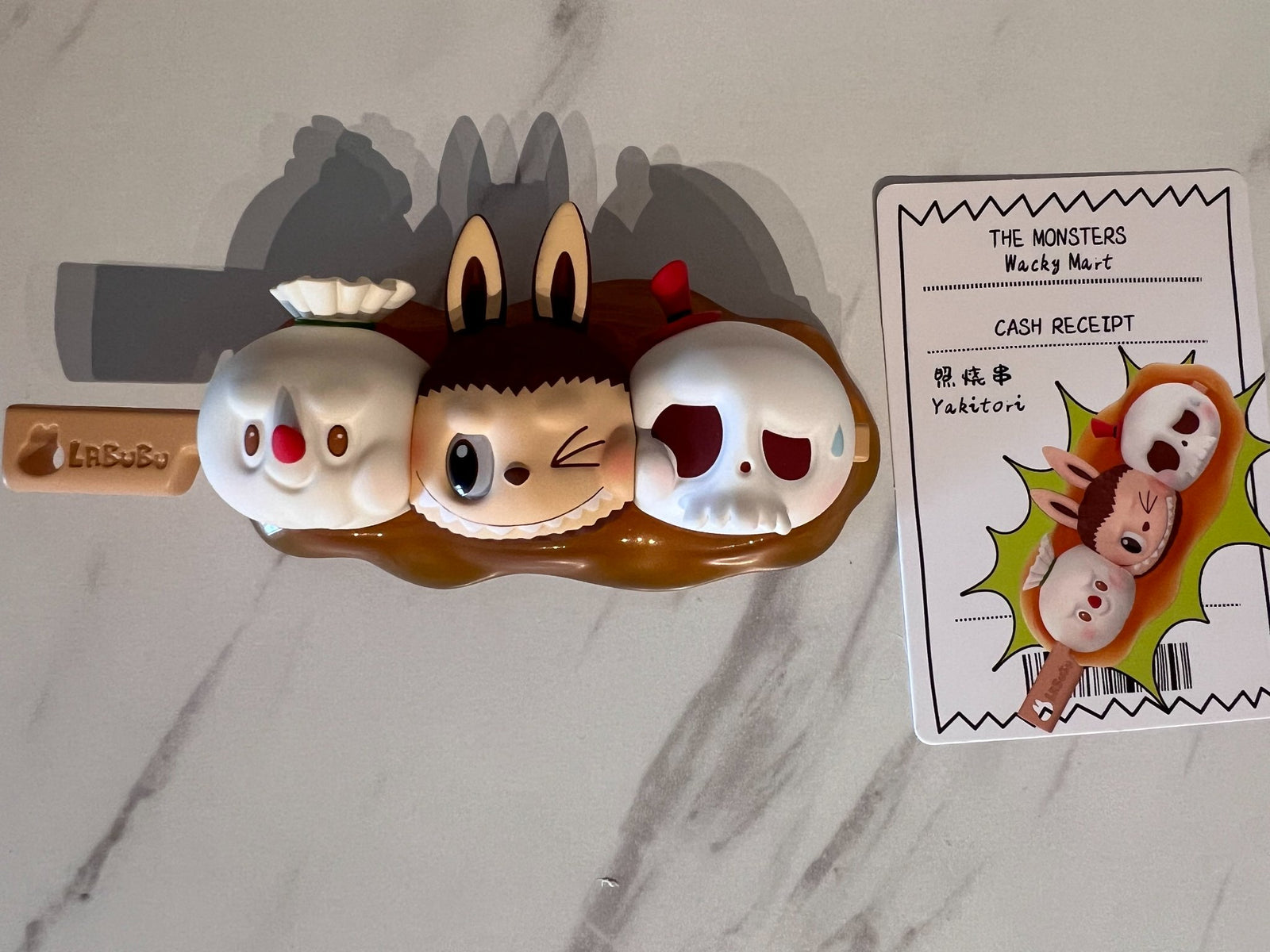 LABUBU Wacky Mart Shrimp Yakitori ラブブ POP MART unveils the new new Labubu 