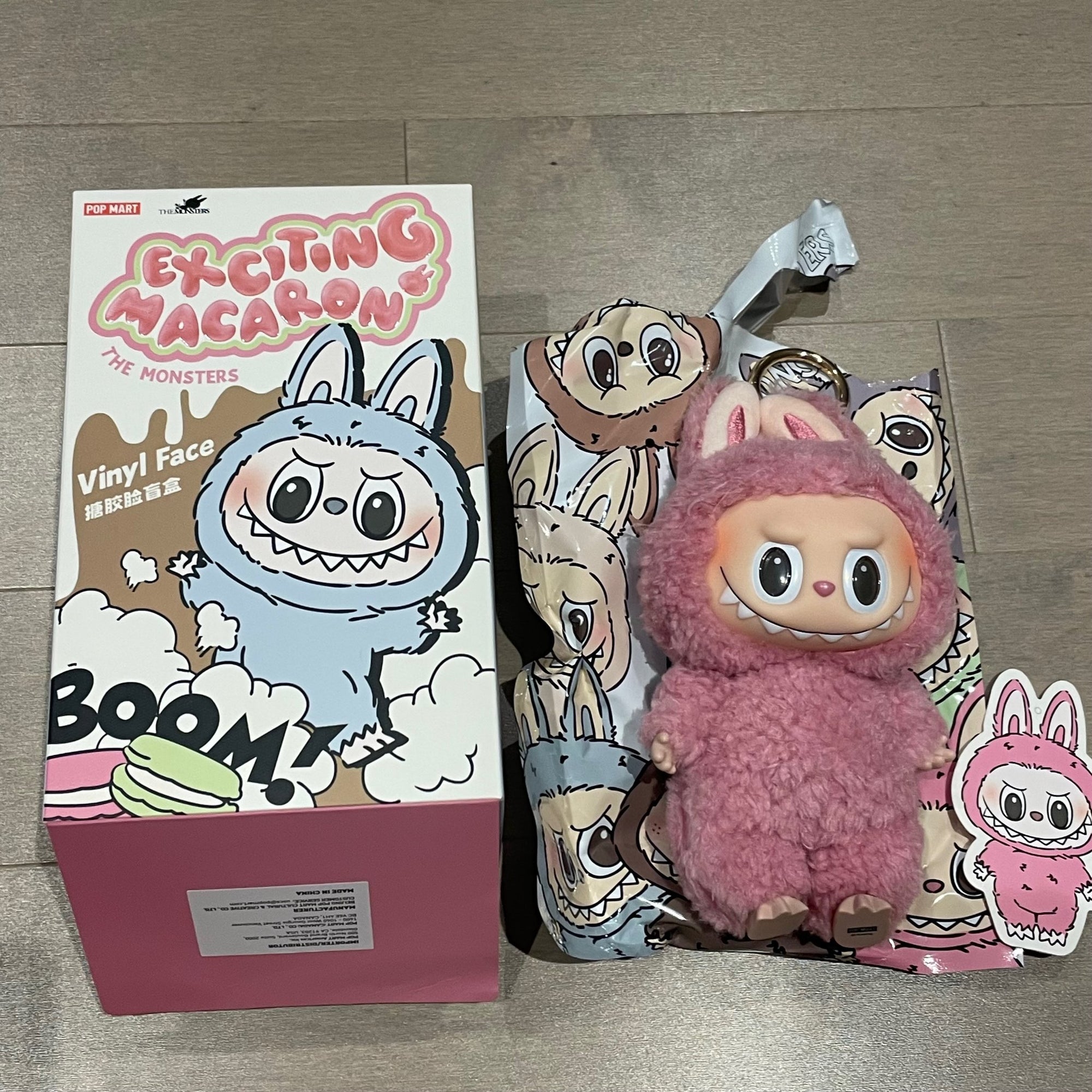 Lychee Berry - The Monsters Labubu Macaron Series Vinyl