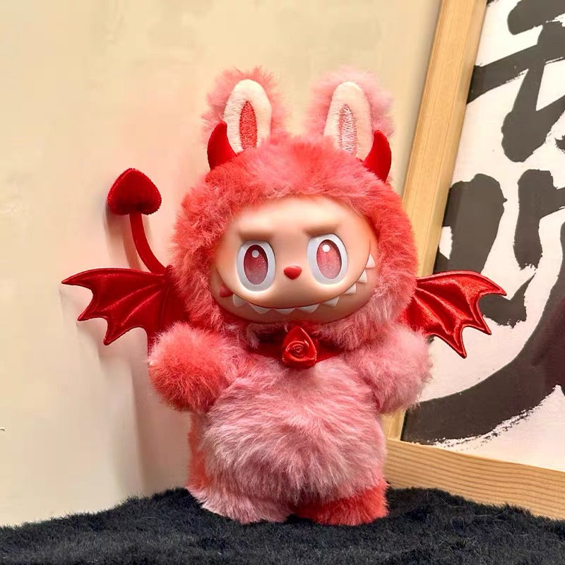 Labubu WINGS ハロウィン Checkmate FALL ぬいぐるみ Labubu Halloween Outfit - Demon Wing - Mindzai Toy Shop
