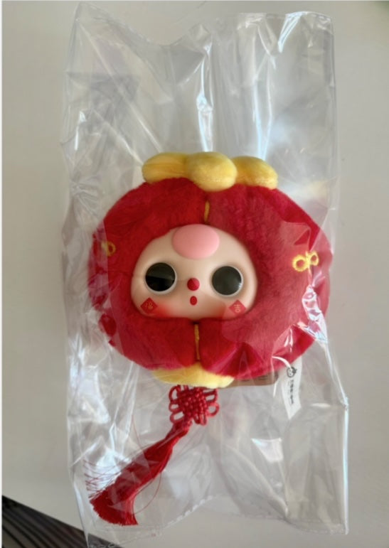 Red Lantern - Pink head- (moving eyes) - Happy New Year Plush Dolls by Baby Three