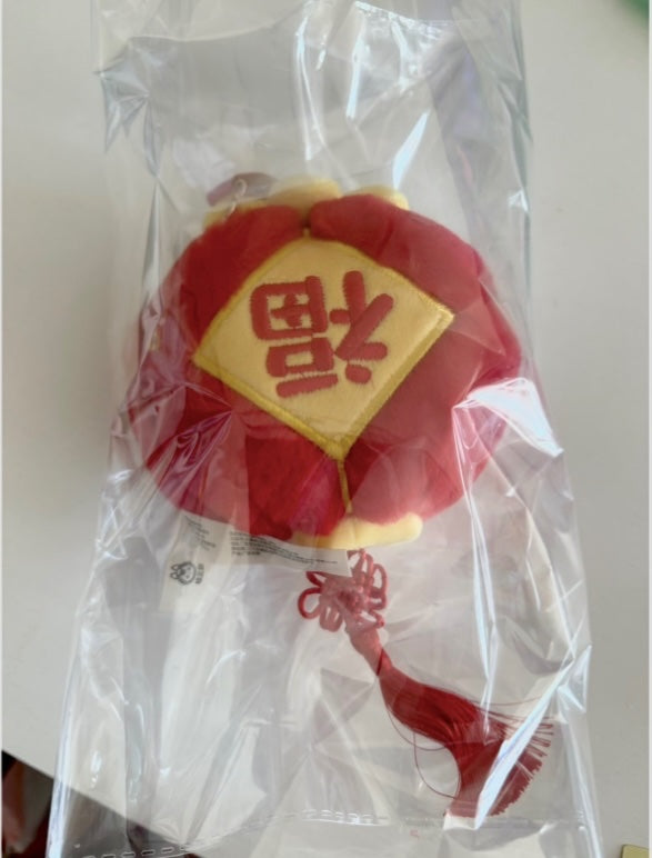 Red Lantern - Pink head- (moving eyes) - Happy New Year Plush Dolls by Baby Three