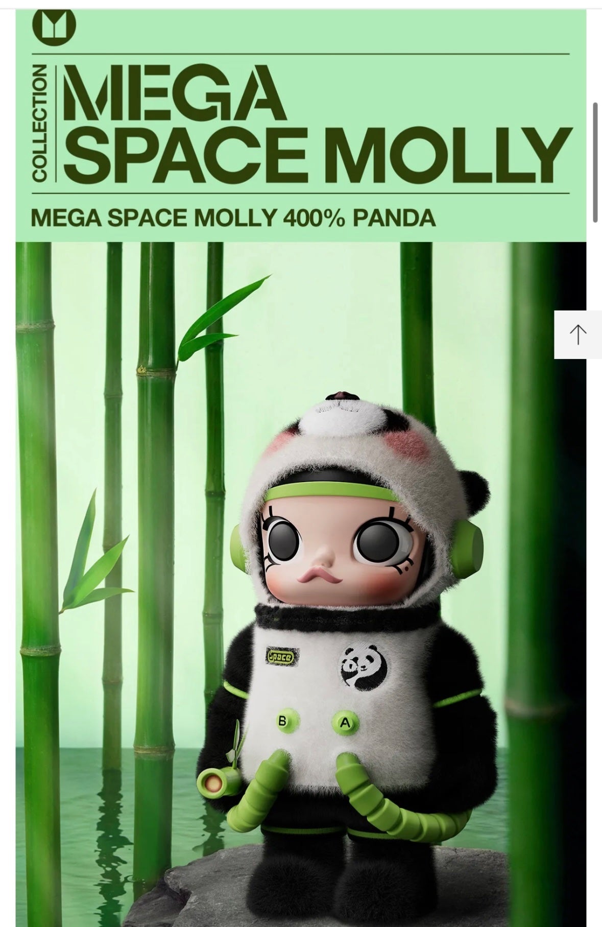 Panda - MEGA SPACE MOLLY 400% -POP MART