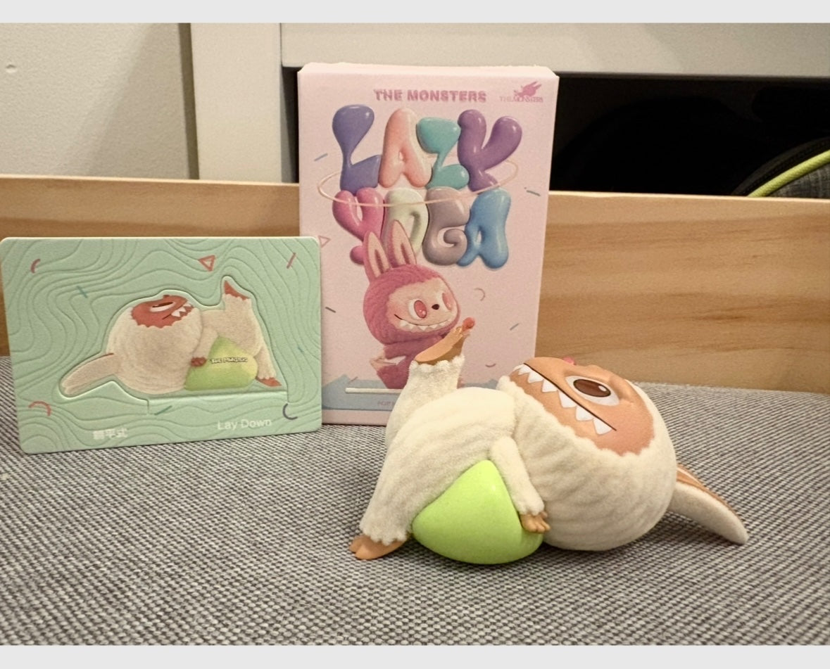 Lay Down - Labubu Lazy Yoga Series Figures THE MONSTERS - POP MART