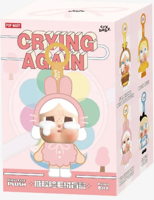 CRYBABY Crying Again Series-Vinyl Face Plush Single Blind Box