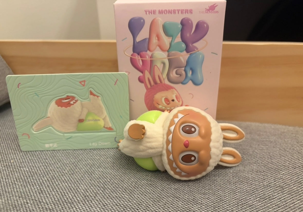 Lay Down - Labubu Lazy Yoga Series Figures THE MONSTERS - POP MART