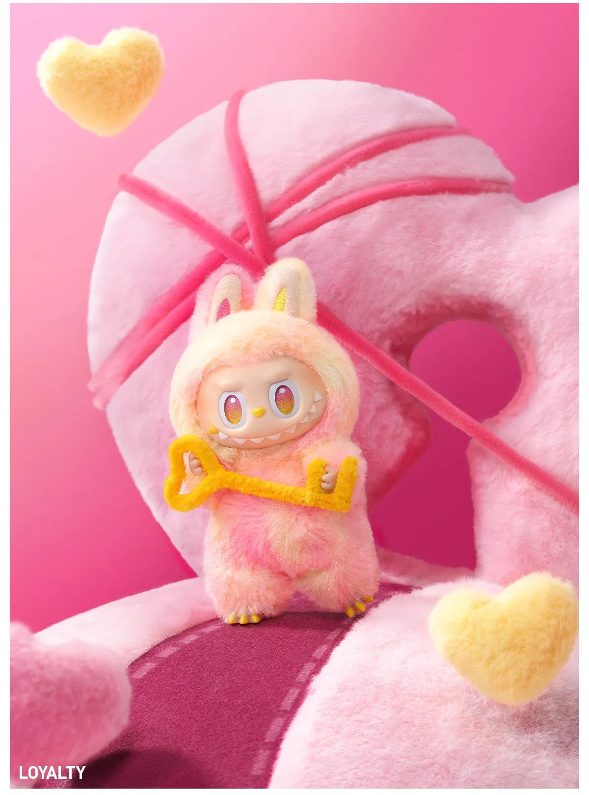 Loyalty - THE MONSTERS Big into Energy Series-Vinyl Plush Labubu Pendant by POP MART