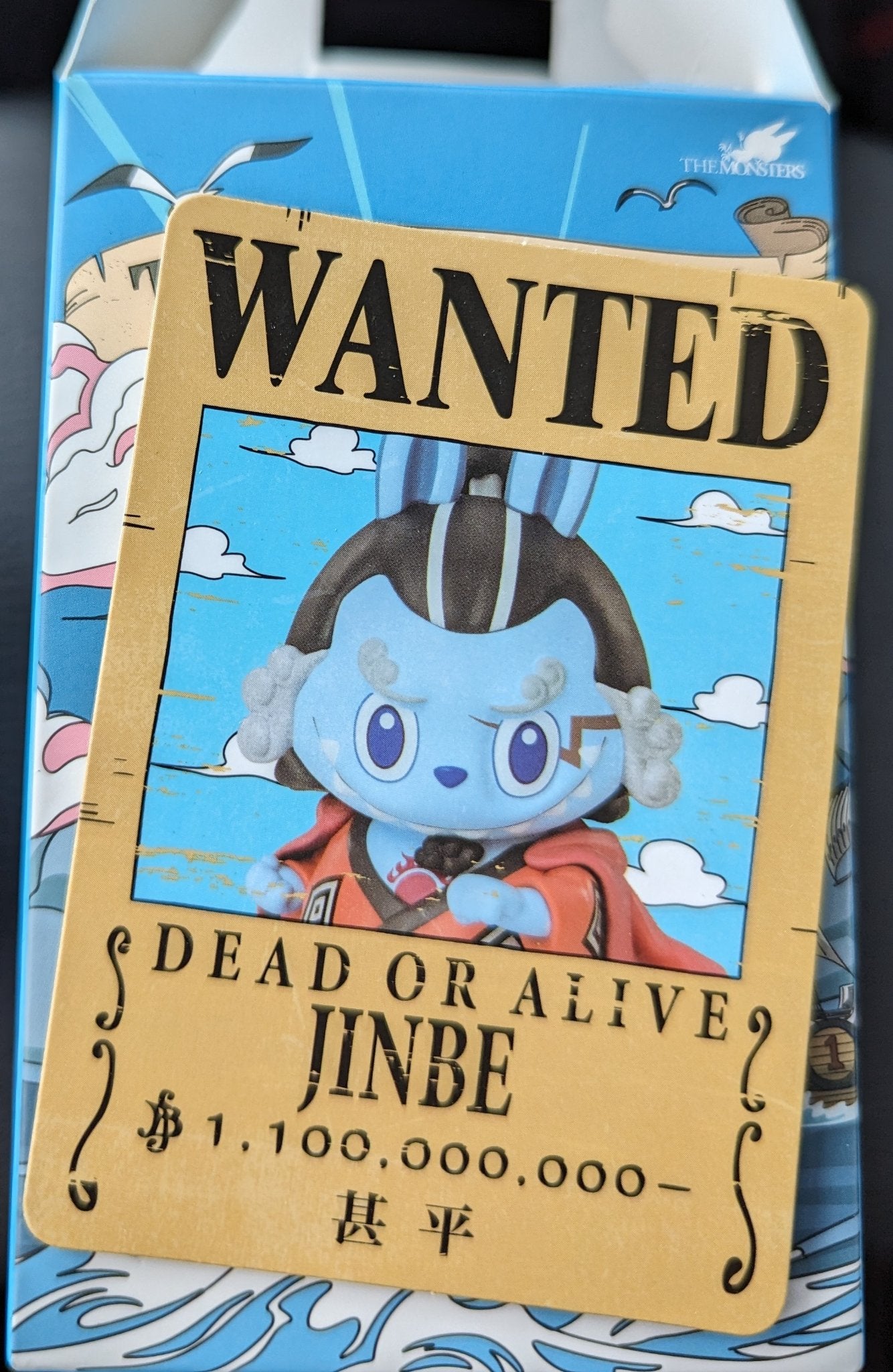 Jinbe - Labubu THE MONSTERS ONE PIECE - popmart