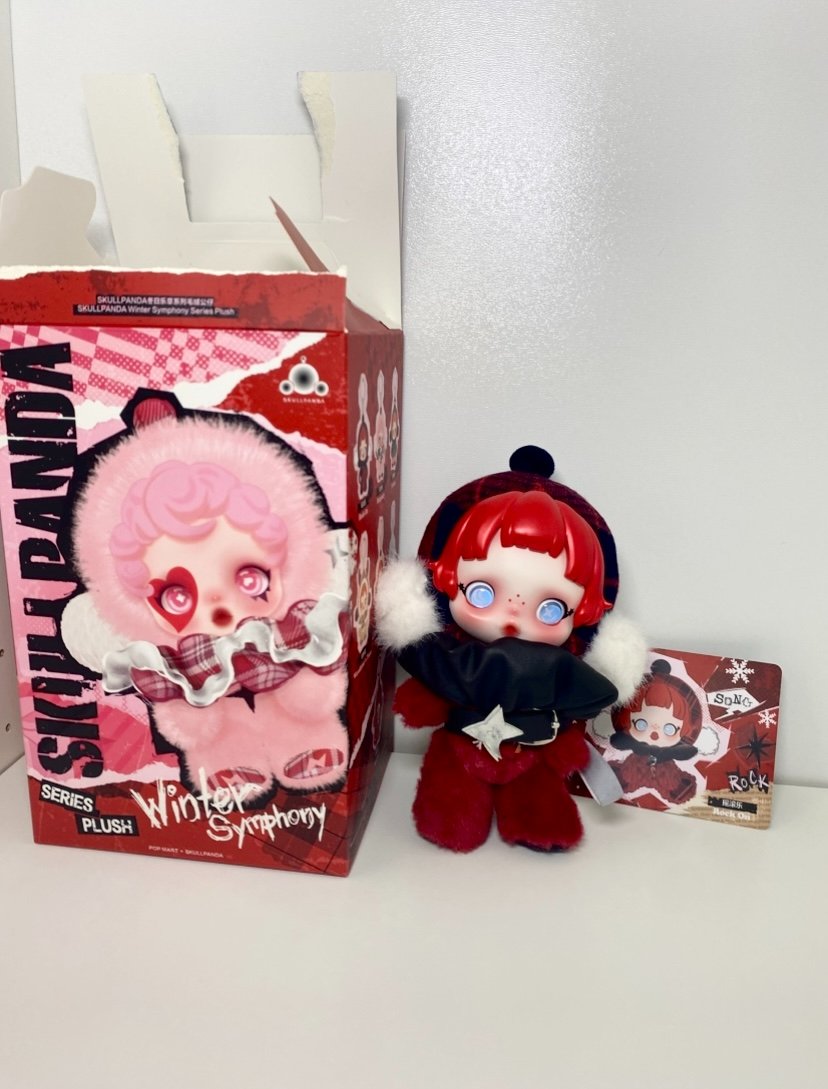 SKULLPANDA Winter Symphony シリーズ Rock on Rock On - Skullpanda Winter Symphony - Pop Mart - Mindzai