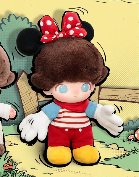 DIMOO WORLD × DISNEY シリーズ ぬいぐるみ　Minnie dimoo world disney ミニー ぬいぐるみ popmart - メルカリ