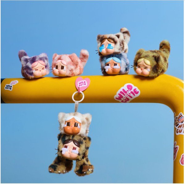 キーホルダー・キーリング WILD BUT CUTIE SERIES VINYL PLUSH PENDANT NEON CUTIE Neon Cutie - CRYBABY Wild but Cutie Series - Vinyl Plush