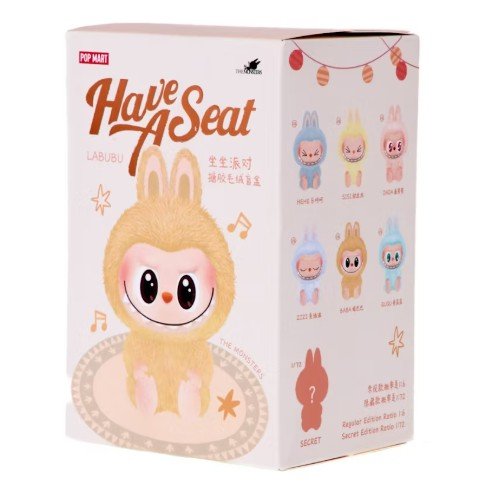 Dada Labubu - THE MONSTERS - Have a Seat Vinyl Plush Box