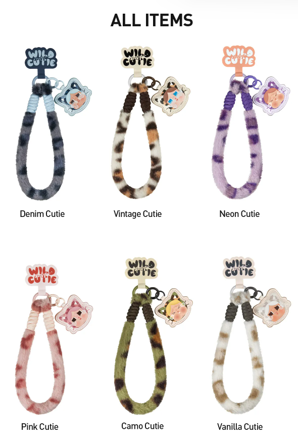 CRYBABY Wild but Cutie Series-Phone Charm Single Blind Box
