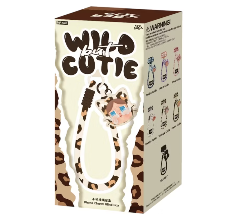 CRYBABY Wild but Cutie Series-Phone Charm Single Blind Box