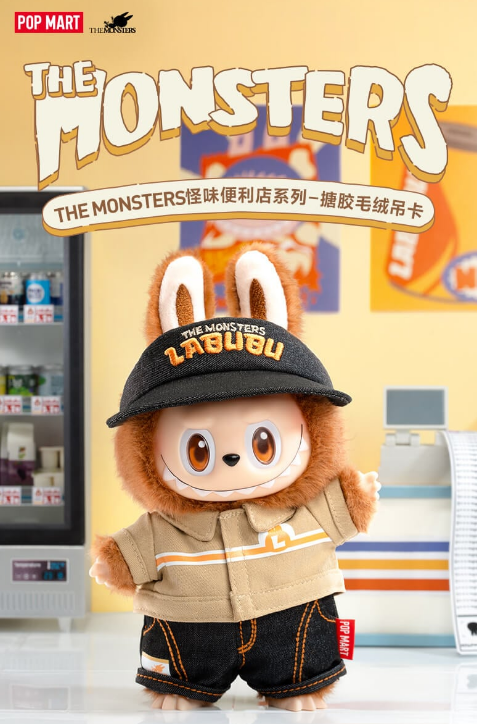 Labubu Wacky Mart Series ぬいぐるみペンダント Labubu The Monster Wacky Mart Staff Series Vinyl Plush