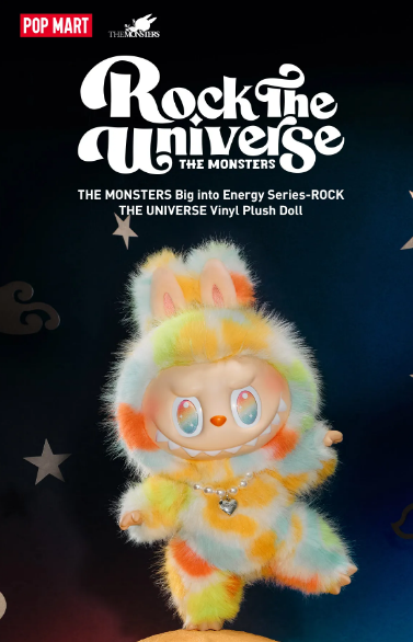 ぬいぐるみ Labubu Big into Energy ROCK THE UNIVERSE THE MONSTERS Labubu Big into Energy Series - ROCK THE