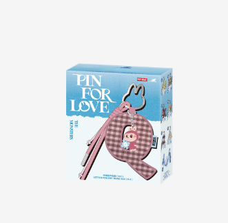 THE MONSTERS Labubu Pin for Love Series- Letter Pendant