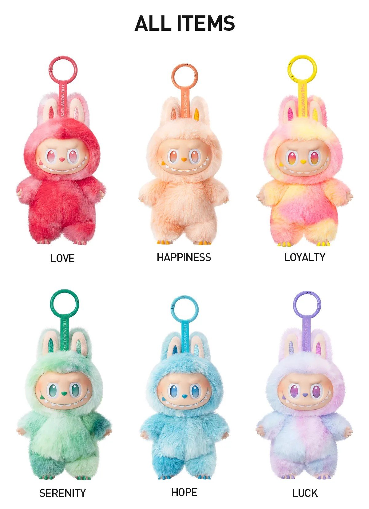 Big into Energy Series - Vinyl Plush Pendant Blind Box THE MONSTERS Labubu by POP MART